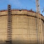 Sliding of concrete wall for new 180.000 m³ LNG tank in Świnoujście, Poland completed