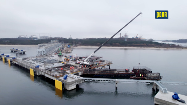 Construction of jetty on Site in Poland